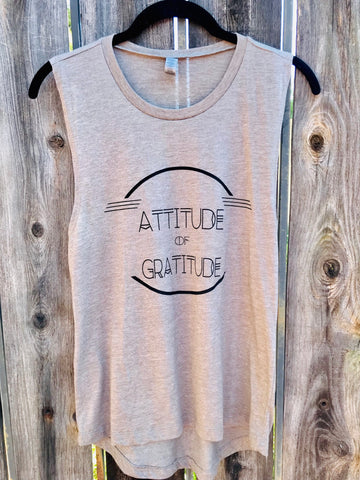 Attitude of Gratitude Muscle Tank Top